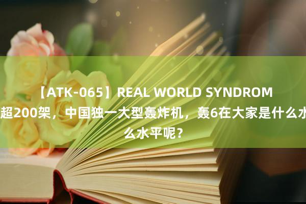 【ATK-065】REAL WORLD SYNDROME 装备超200架，中国独一大型轰炸机，轰6在大家是什么水平呢？